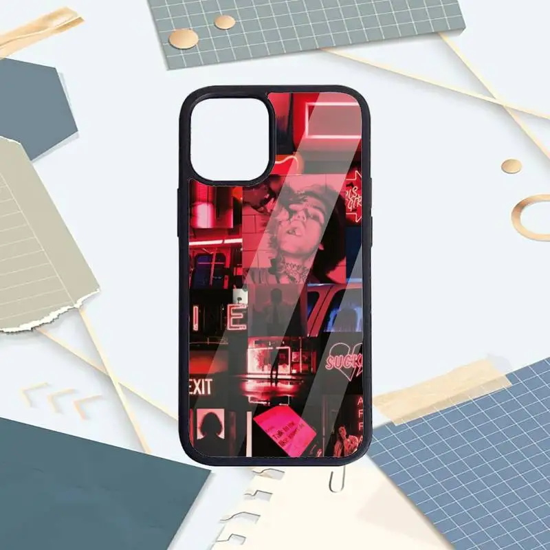 

American rapper lil peep singer Phone Case PC For iPhone 11 12 pro XS MAX 8 7 6 6S Plus X 5S SE 2020 XR