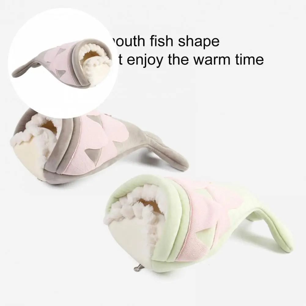 

Good Fish Mouth Shape PP Cotton Hamster Hedgehog Small Animals Sleeping Bag Decor Hamster Sleeping Bag Hamster Nest