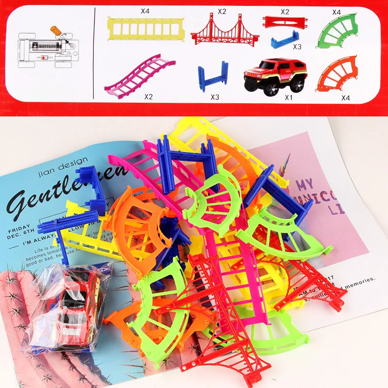 25PCS Elelctric Powered City Track Rail Car Block Building Educational Toy | Игрушки и хобби