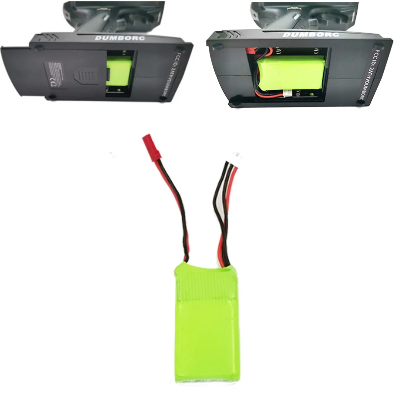 

DumboRC X6 X4 X6P 2.4G 6CH Transmitter W/ X6FG Gyro X6F Receiver LED Light Set for 1/10 1/8 Crawler Axial SCX10 D90 RC Car Boat