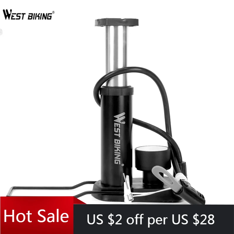 Велосипедный ножной насос портативный ульсветильник велосипедный высокого