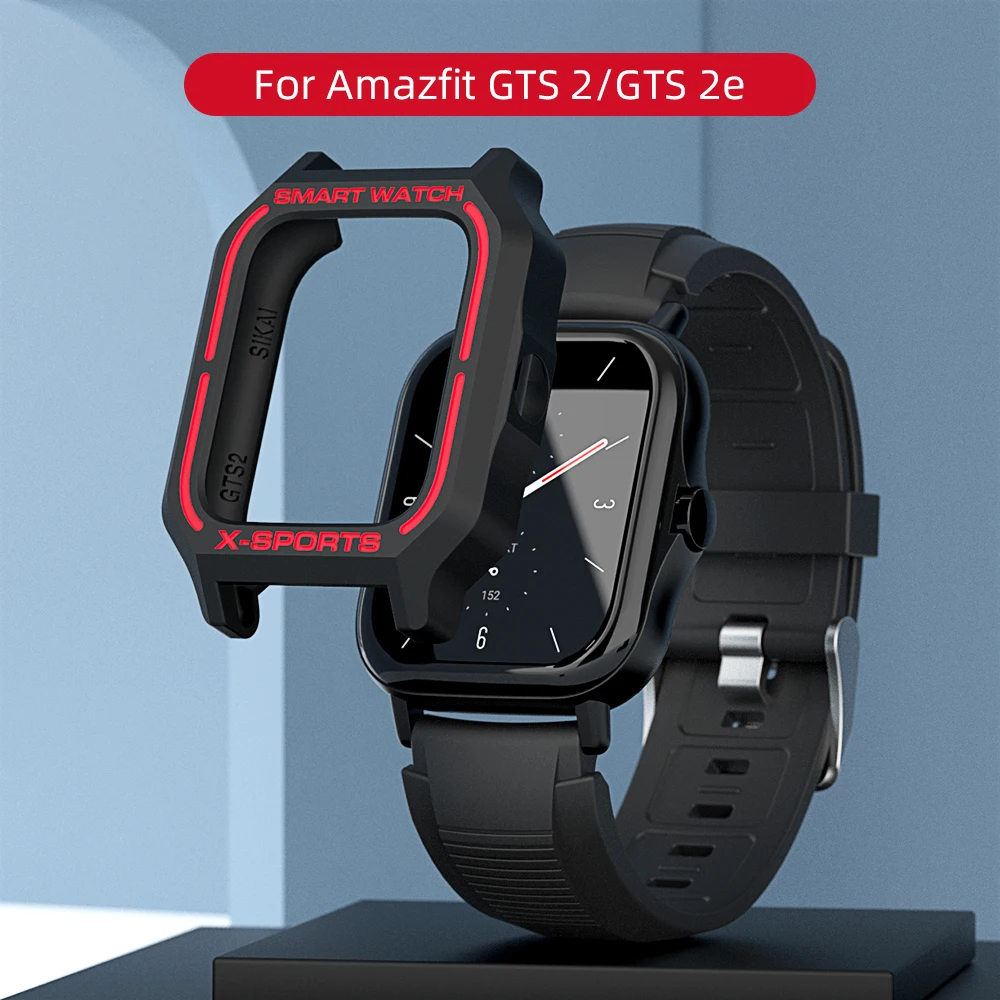 

SIKAI 2020 New Case for Amazfit GTS2 TPU Shell Cover Protect Band Strap Bracelet Charger For Xiaomi Huami Amazfit GTS 2e Watch