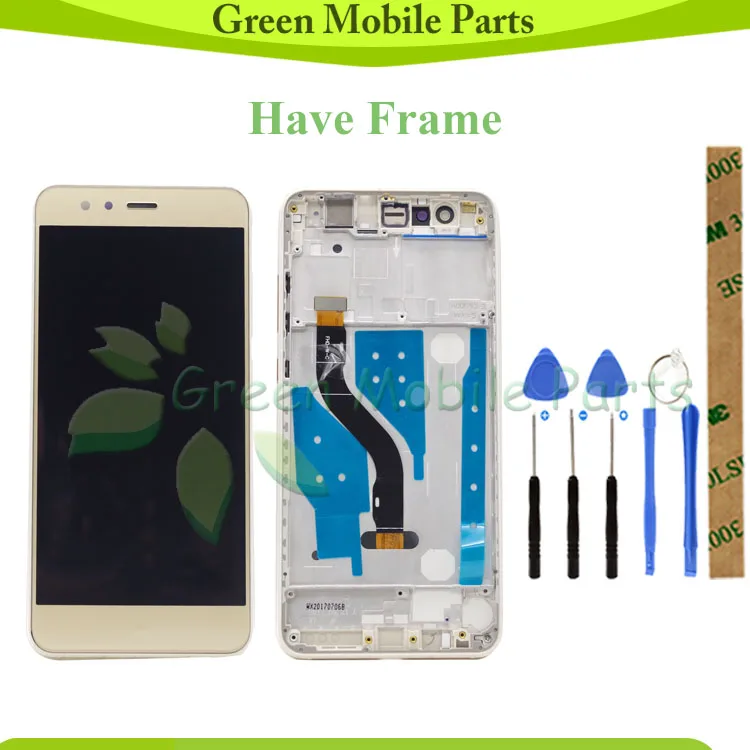 Зеленый протестированный ЖК дисплей для HUAWEI P10 Lite LCD с сенсорным экраном WAS LX1 LX1A LX2