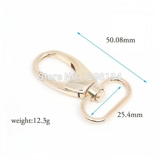 

20pcs/lot Metal Swivel Lobster Clasp Clips Claw Snap Hook Keychain For Handbag Free Shipping