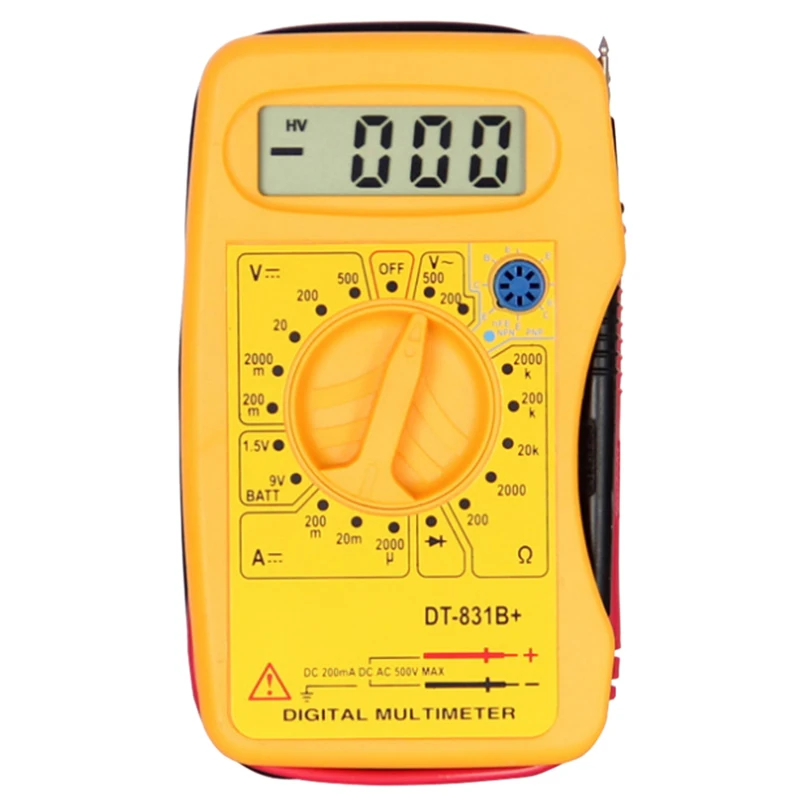 Цифровой мультиметр Ручной Тестер AC/DC измеритель напряжения Карманный