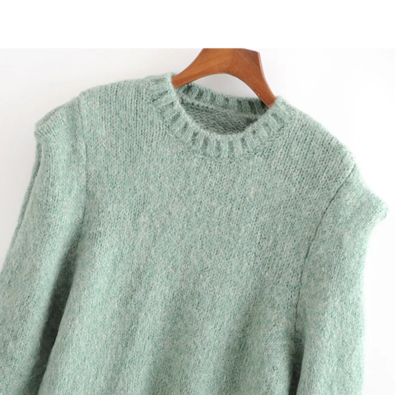 AGong Autumn Winter O Neck Sweaters Women Fashion Solid Slim Sweater Elegant Natural Long Sleeve Female Ladies JW | Женская одежда