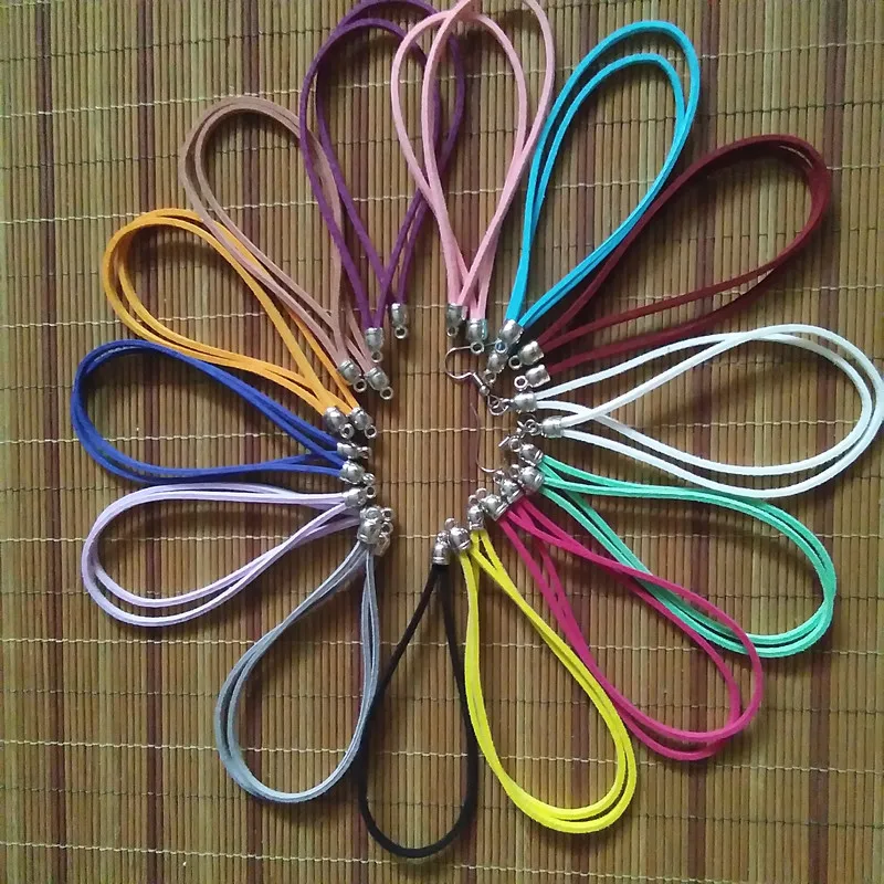 

Fuyier Big Waterdrop Suede Drop Earrings 12 Colors Leather Ring Pendant Eardrop Party Gifts For Women Girls Jewelry