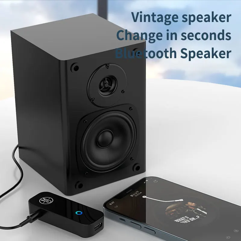 tebe Bluetooth Stereo Receiver Transmitter Car 3.5mm Aux Wireless Audio Adapter with Clip For TV Headphones Speaker | Электроника