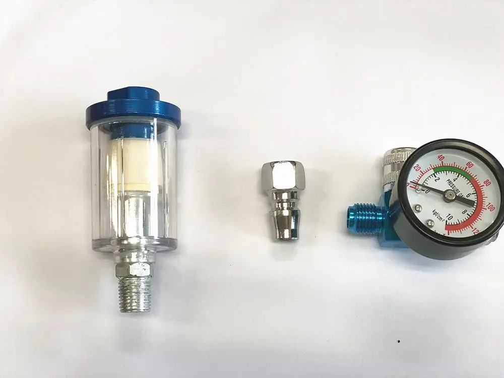 Распылитель Аэрограф регулятор давления воздуха измеритель воды масло ловушка
