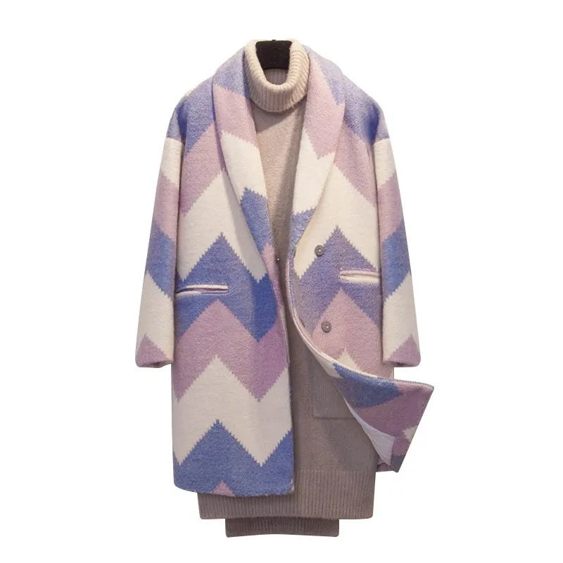 Осеннее Женское пальто новинка 2020 модная верхняя одежда с длинным рукавом