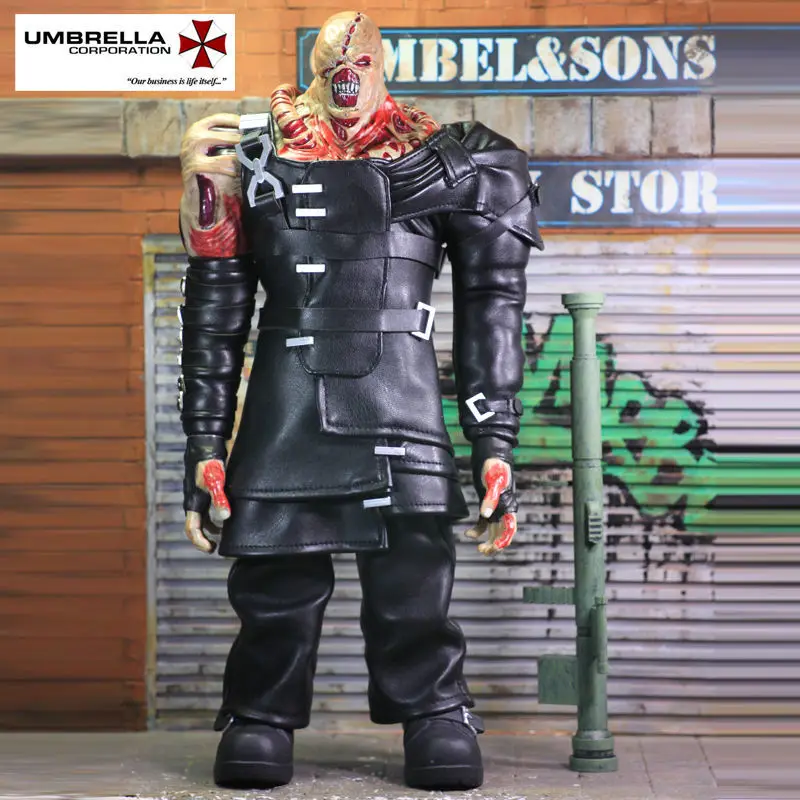 

CAPCAOM NECA Genuine Tracker Resid ＆ Evil NEMESIS Tyrant 15-inch Movable Doll Action Figure Ornament Toy Gift
