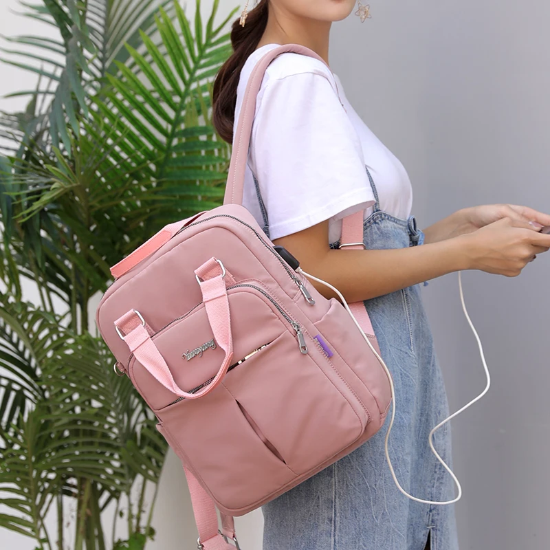 

2021 New Vintage Backpacks Large Casual Travel School Bags Fashion For Girl Capacity Shoulder Packet High Quality Female Pack