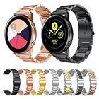 Металлический браслет из нержавеющей стали 20 мм для samsung Galaxy Watch Active 42 мм ремешок для часов gear Sport S2 классический ремешок для часов