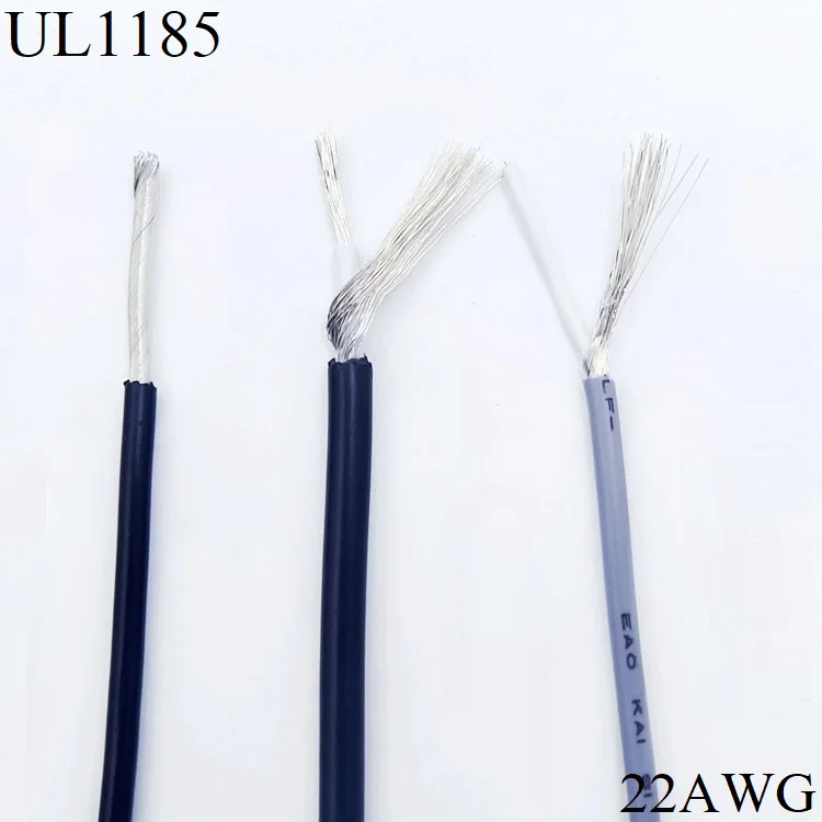Экранированный провод, сигнальный кабель 22AWG, канал аудио 1, одножильный, Электронные Наушники, медный, защита от помех, экранирующий провод UL1185