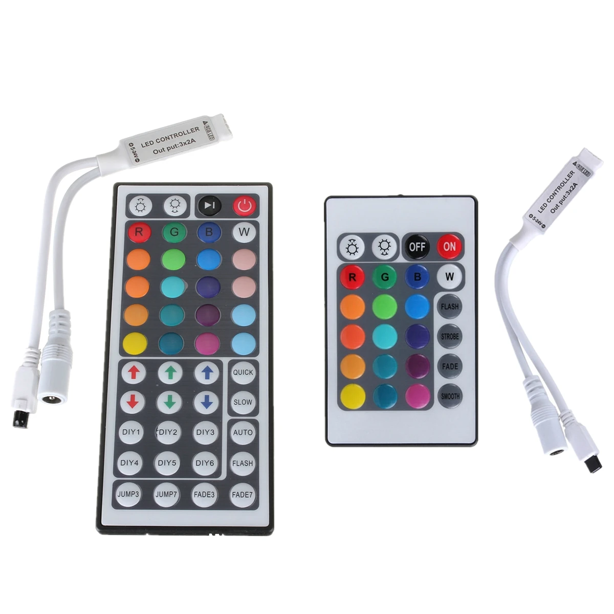 

Led Controller 24 Key 44 Key Mini IR Remote Control LED Strip Controller LED IR RGB Controler For RGB 3528 2835 5050 Light