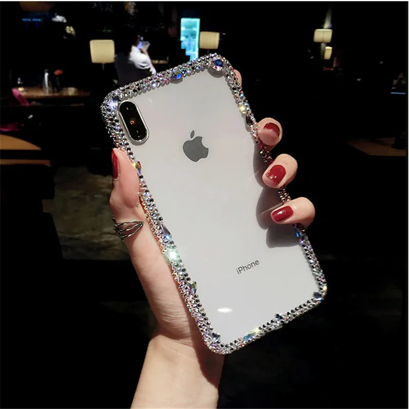 

Funda For Iphone 11 Case Luxury Fashion Diamond Crystal Phone Case Coque For Iphone 8 Cases For Women X XS Max XR 6 6s 8 7 Plus