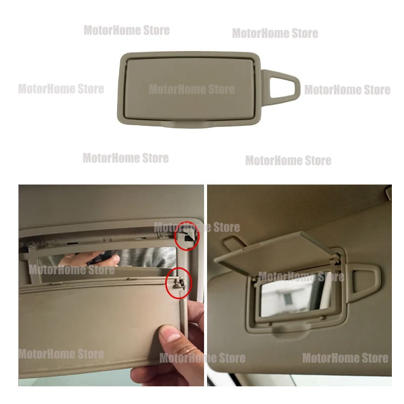 Солнцезащитный козырек косметическое зеркало для Mercedes Benz W166 GL Class ML GLE 166 810