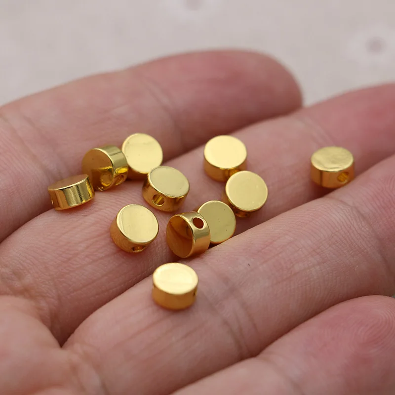 10 шт., круглые аксессуары для ювелирных изделий, 6 мм