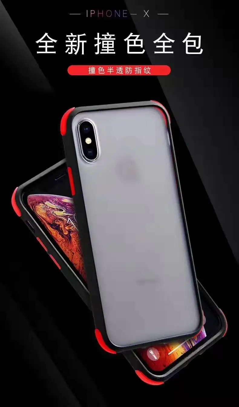 2 в 1 силиконовый чехол для телефона для iphone 11 11pro max 7 7plus 6 6s plus XS MAX XR X Capa простой чехол для iphone 8 чехол