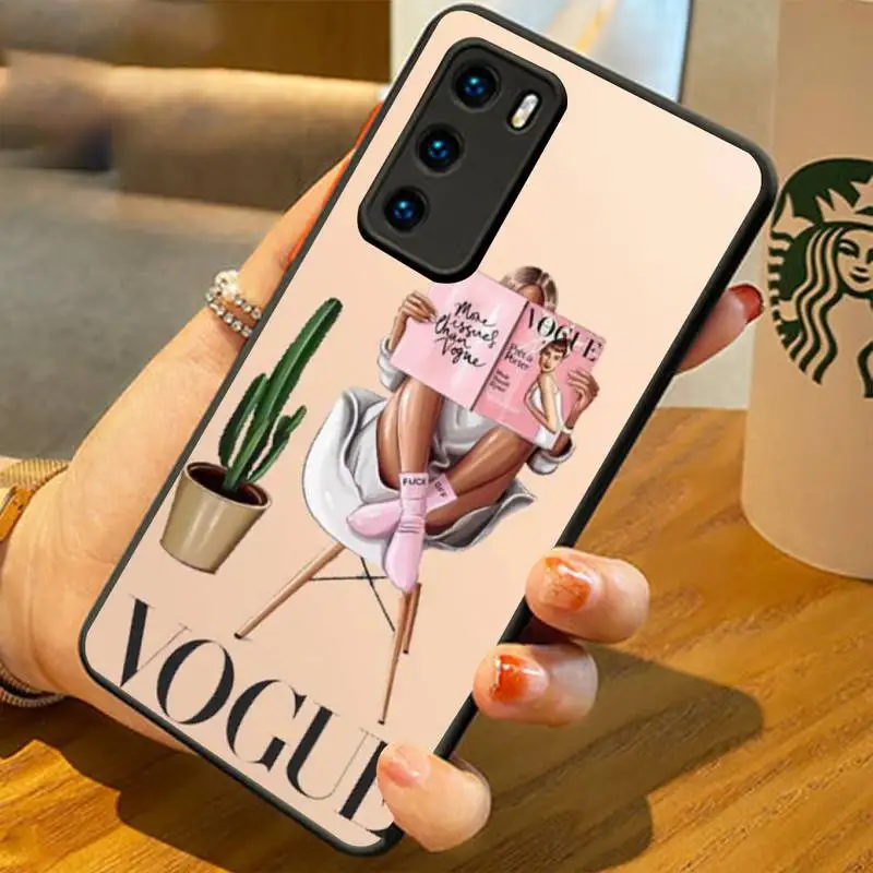 

LJHYDFCNB Merry Christmas Princess Phone Case For Huawei P20 30 40 Pro Mate 20 30 40 Pro Xs Rs Honor 10