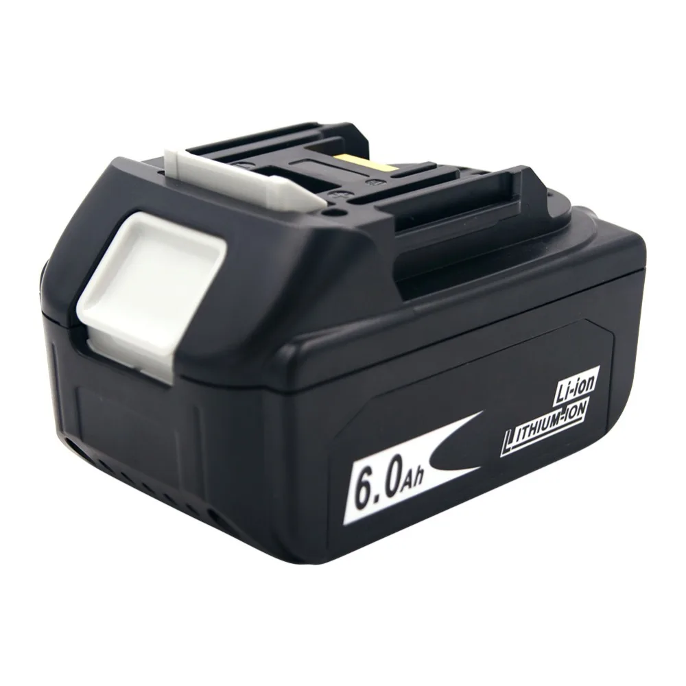 2 упаковки электроинструментов батарея для Makita 18 В батарея 6ah 6000mAh BL1860 Bl1850 BL1840 BL1830 светодиодный светильник баланс зарядка защита