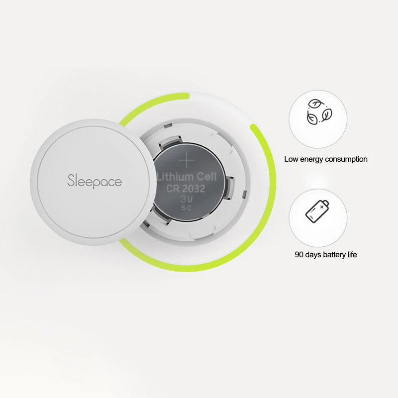 Sleepace Смарт сна в горошек анализ качества улучшение монитор Bluetooth спальный кнопка