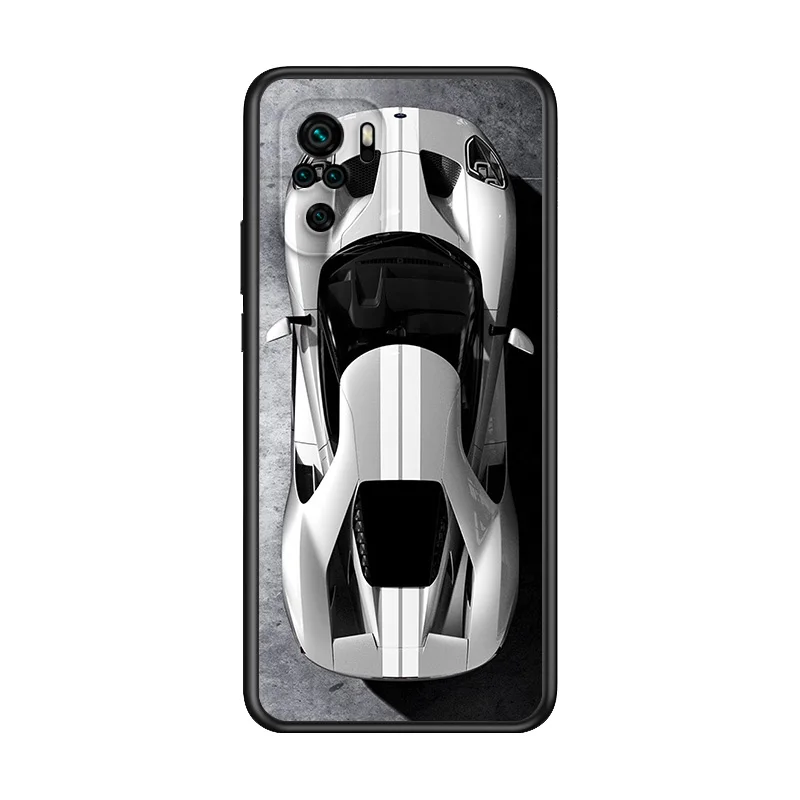 

Cool Cartoon Racing car For Xiaomi Redmi Note 10S 10 9T 9S 9 8T 8 7S 7 6 5A 4X Pro Max Black Phone Case