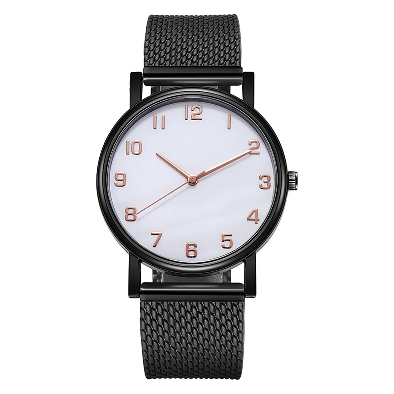 

Luxury Fashion Women Quartz WristWatch Stainless Steel Dial BandHigh Quality Quartz WristWatch reloj mu#4