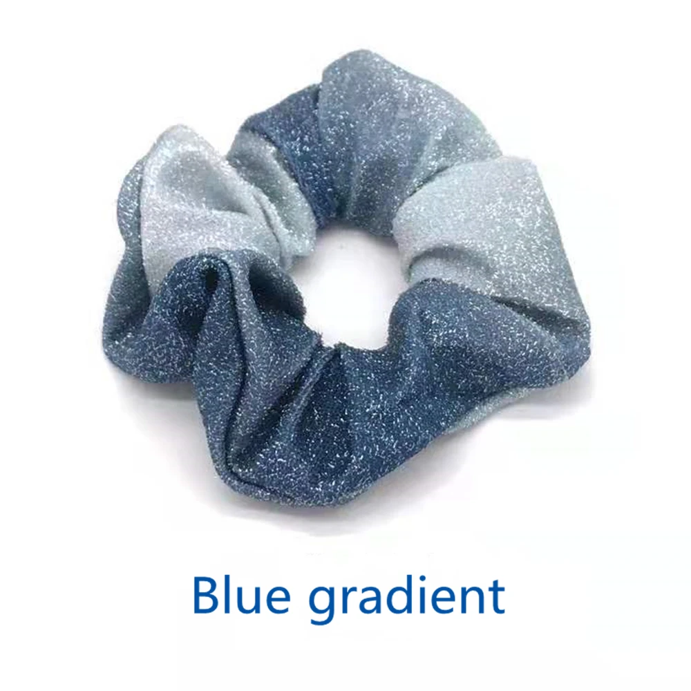 

Кольцо для волос с блестками, градиентные цвета, в стиле ретро