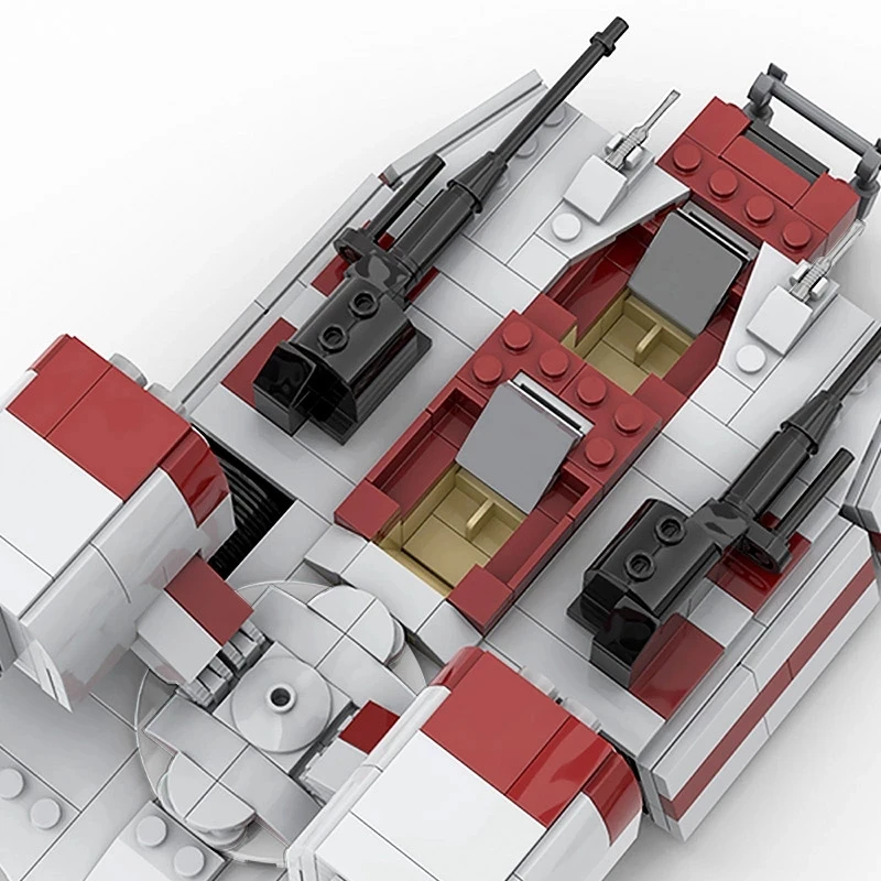 

590 Piece Bricks Space Wars Military Speeder Tank MOC Model Building Blocks Boy Birthday Christmas Gifts Kids Toys For Children