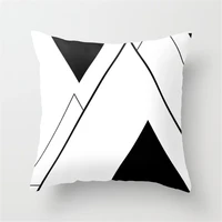 new nordic blackwhite pillow case sofa living room throw soft cushion cover fashion home decorative pillowcase 4545 cm