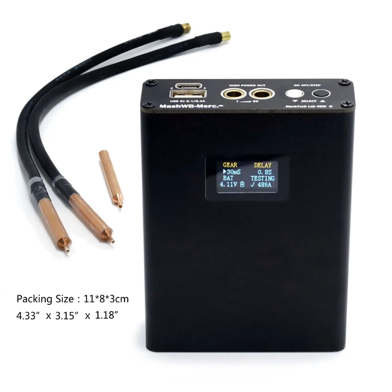 

Digital Display Spot Welding Machine Spot Welder Kit Weld Tools for 0.2mm Nickel Plated 18650 Battery Pack