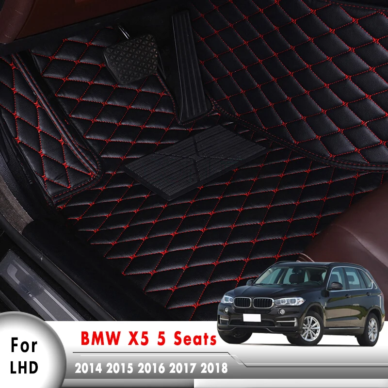 Auto Carpet Car Pad Rugs Goods Accessories Floor Mats For BMW X5 2014 2015 2016 2017 2018 5 Seats | Автомобили и мотоциклы