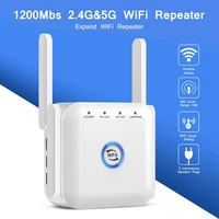 2 4g5g wifi repeater 1200mbps wifi signal amplifier network extender long range 5ghz booster increases 5 ghz wireless wi fi