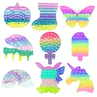 Мороженое, игрушки, пузырьки, сенсорная игрушка для взрослых и детей, забавная антистрессовая игрушка, антистрессовая игрушка