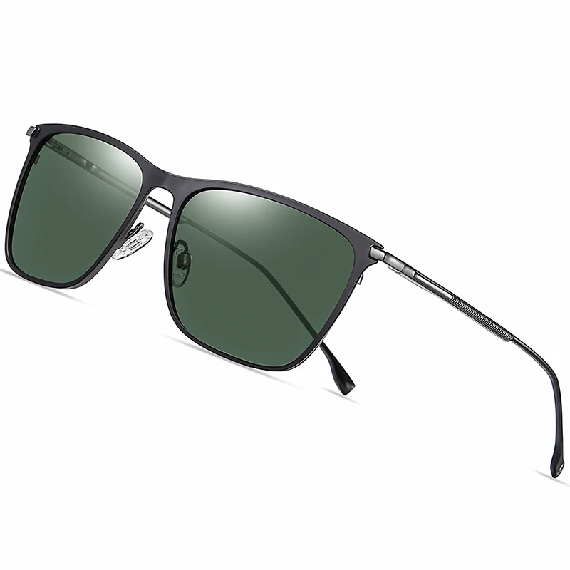 

2021 Polarized Sunglasses for Men Aluminum Magnesium Sun Glasses Driving Glasses Rectangle Shades For Men Oculos masculino Male