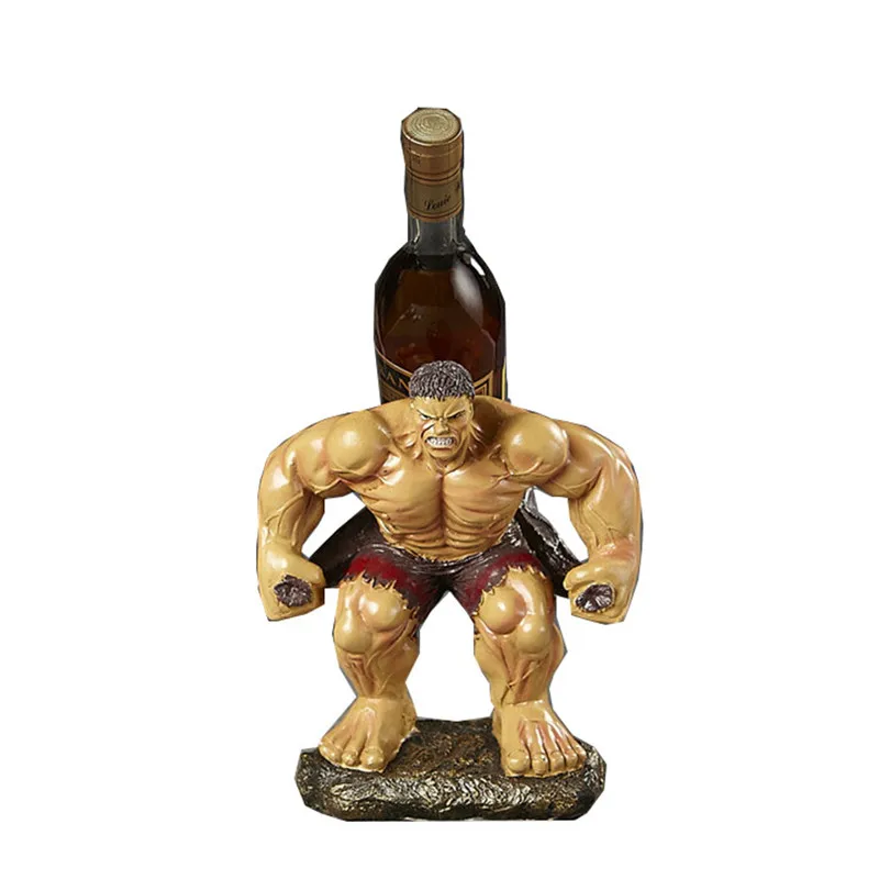 

AMERICAN CREATIVE GREEN GIANT RESIN RED WINE HOLDERS WINE RACK BAR GRADEVIN VINTAGE ORNAMENT HOME DECOR CRAFTS ROOM DECORATION