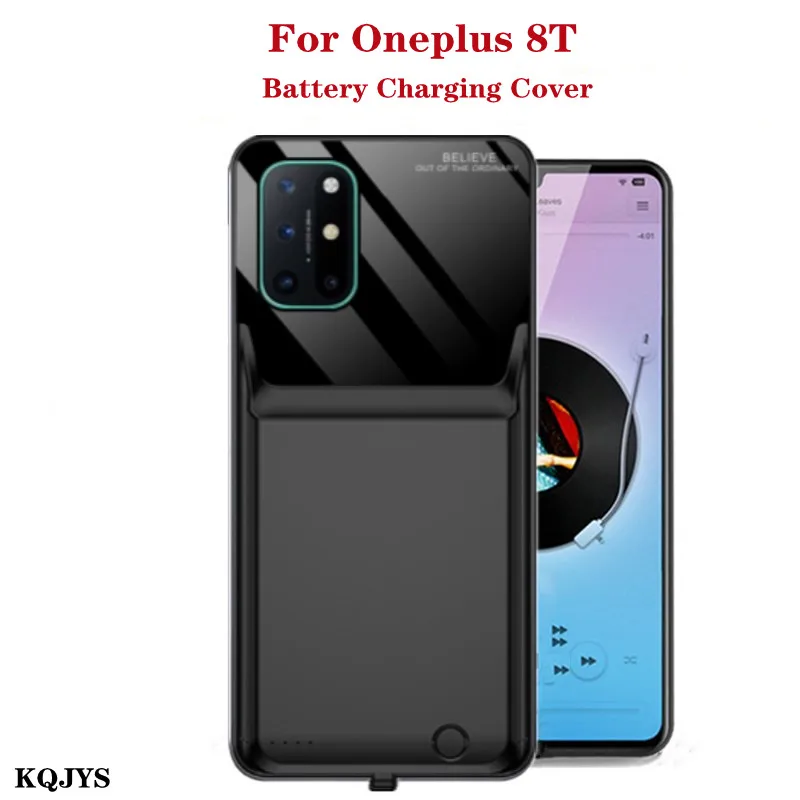 

Противоударное зарядное устройство для Oneplus 8T, 6000 мАч, чехол для аккумулятора, внешний аккумулятор для Oneplus 8T, чехол для зарядки