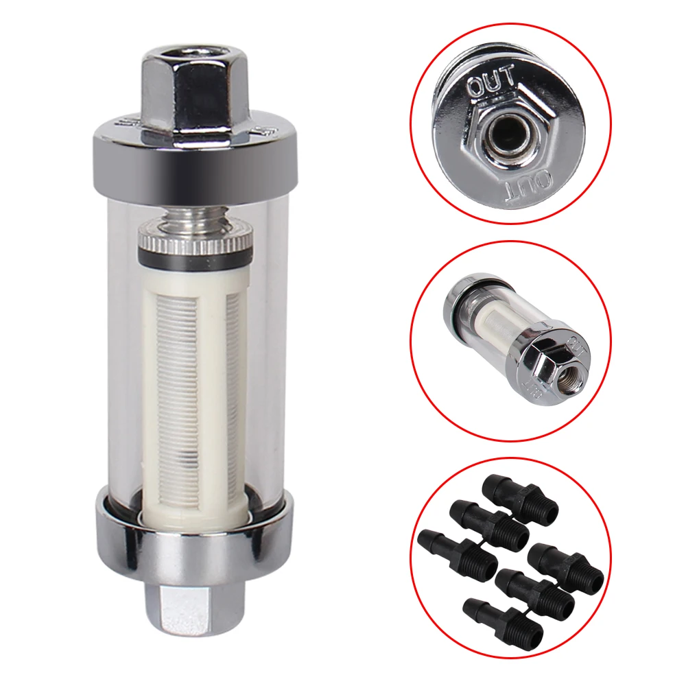 Универсальный Топливный Фильтр PRECISION AUTO LABS 1/4 дюйма 3/8 5/16 дюйма|barbe|barb hose |
