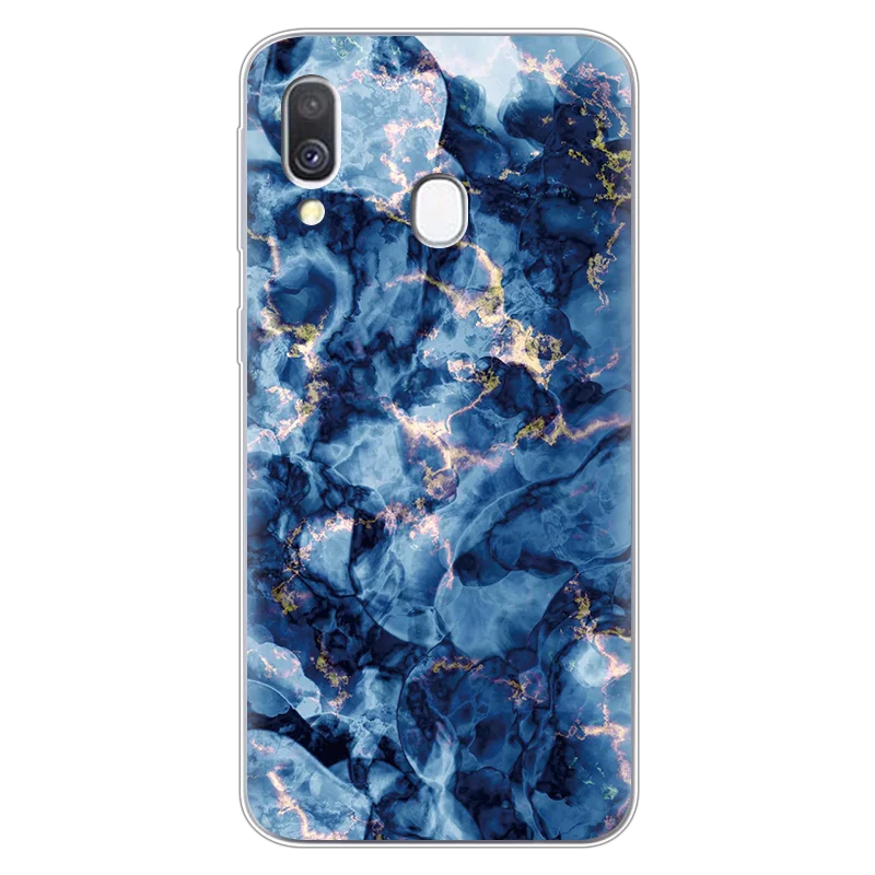 yslanlv Роскошный Мраморный чехол для телефона Samsung Galaxy A40 A30 A50 A70 A60 A10 A20, модный силиконовый мягкий чехол из ТПУ - Цвет: yslanlv