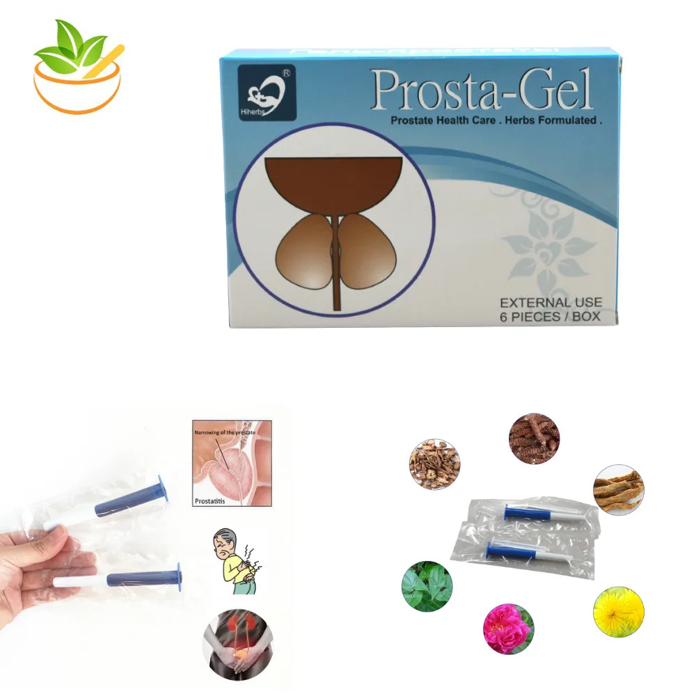 30 шт. / 5 упаковок китайский травяной гель для лечения простаты мужской