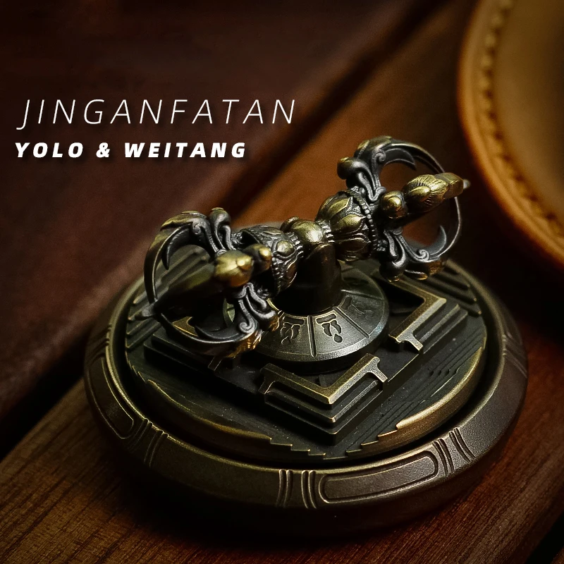 

King Kong Altar Tabletop Fingertip Spinning Top Joint Model Adult Decompression Toy