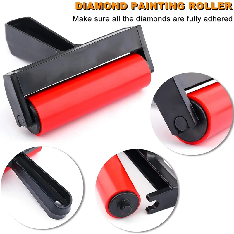 

73 Piece of 5D Diamond Painting Tool Accessory Set with Diamond Painting Roller and Box,Suitable for Adults and Children