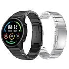 Ремешок металлический из нержавеющей стали для Xiaomi Mi Watch, цветной спортивный браслет для смарт-часов, Сменные аксессуары для часов