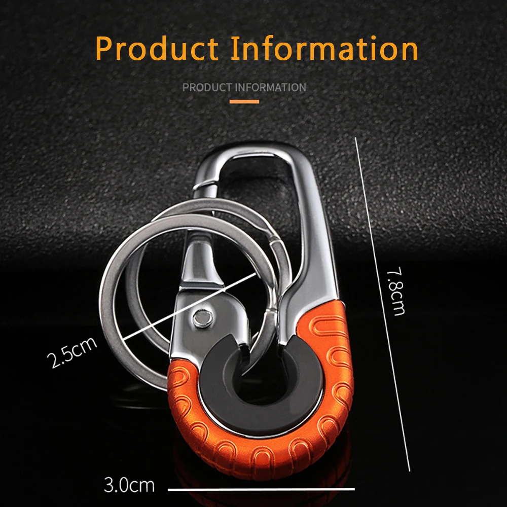 Оригинальный модный брелок из цинкового сплава открытые кольца для ключей