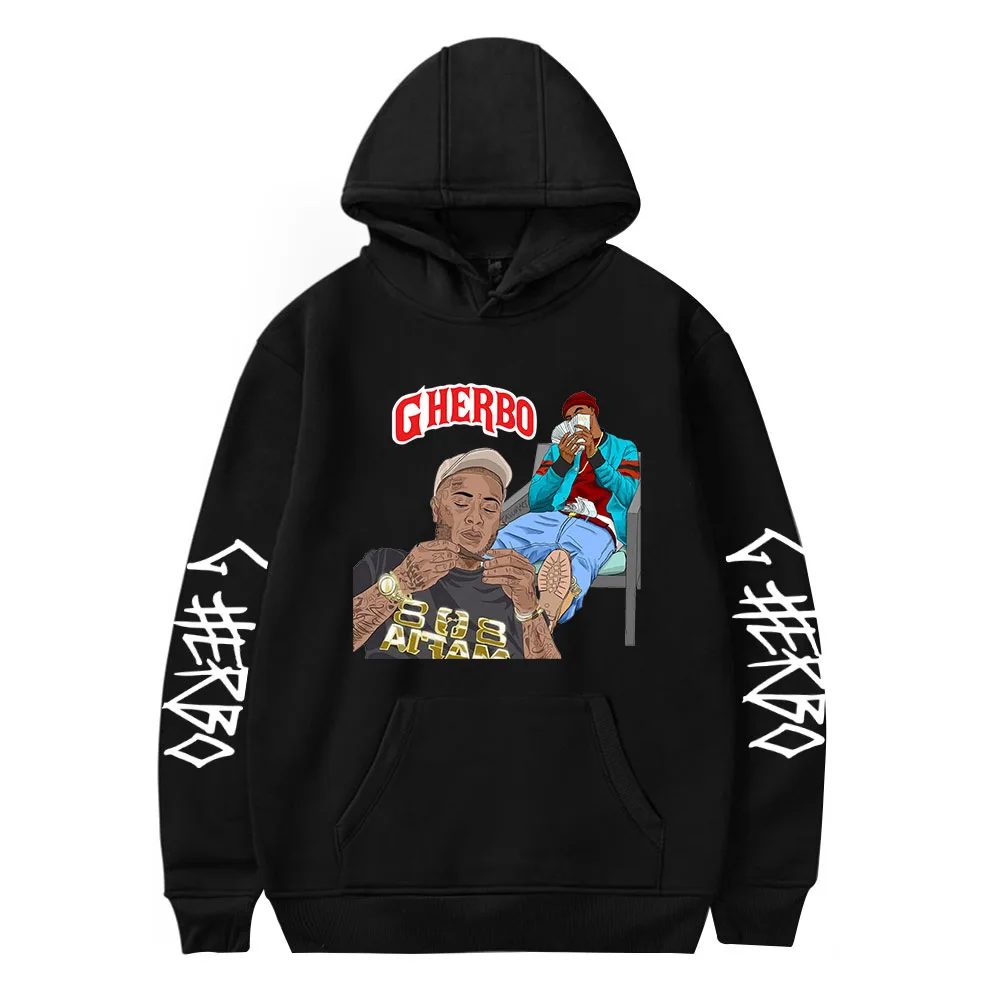 

G HERBO hooded Casual Men/Women Sweatshirt Hip Hop hooded Harajuku Streetwear Fashion Tracksuit Men's Clothes