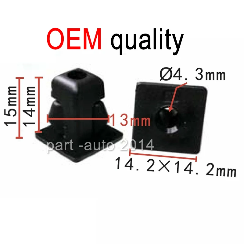 

100x / 500x OEM Rear Bumper Screw Grommets for Honda 90682-SDA-A01 90682SDAA01 Civic