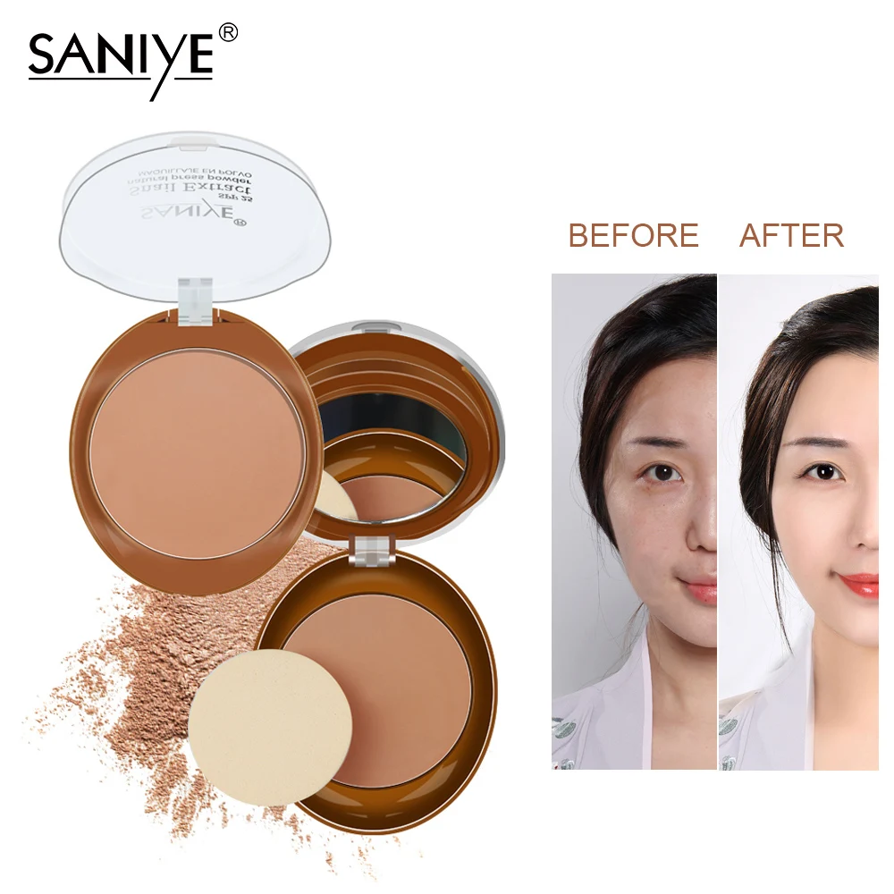 SANIYE пудра для лица основа полное покрытие длительный МАКИЯЖ компактная