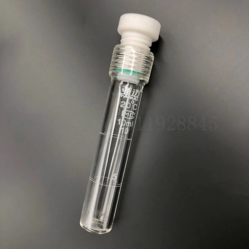 Колба Стеклянная нажимная с резьбовой пробкой полным содержанием фосфора и