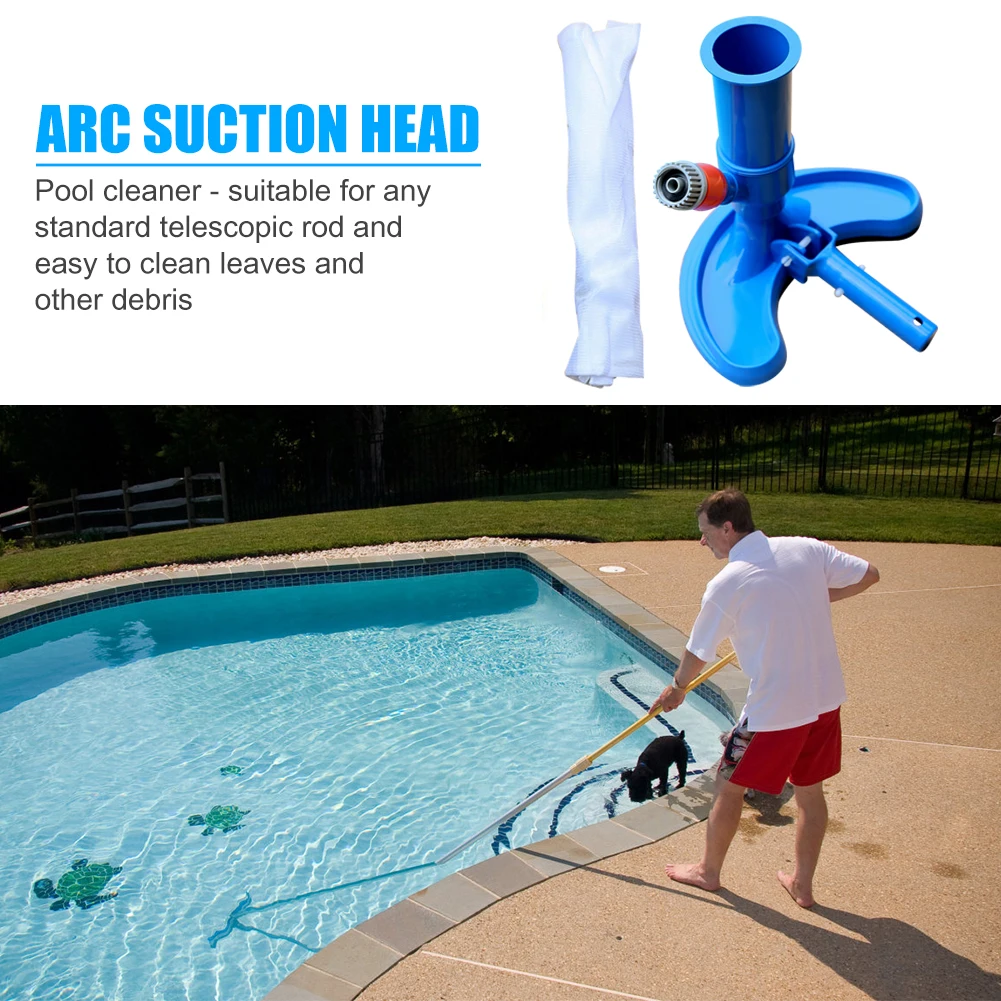

Plastic Swimming Pool Vacuum Cleaner Brush Head Hot Tub SPA Cleaning Tools Suction Head Pond Fountain Spa Pool Vacuum Cleaner